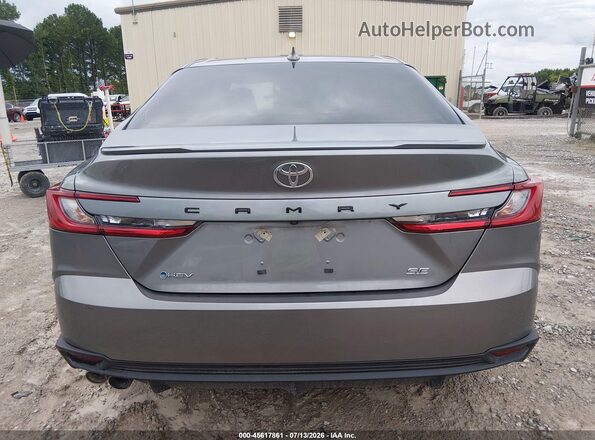 4T1DAACK1SU597670 2025 TOYOTA CAMRY Gray 