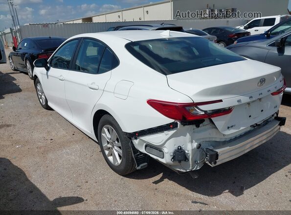 4T1DAACK2SU064436 2025 TOYOTA CAMRY White Tył lewy