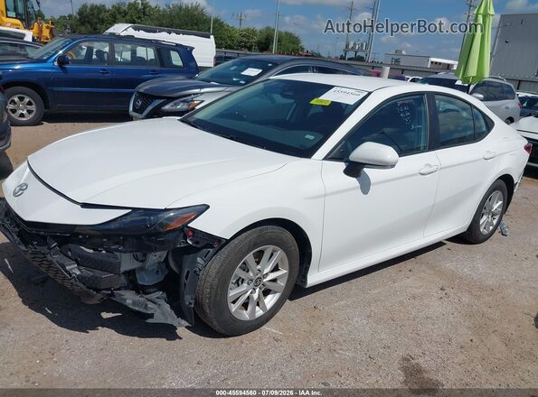 4T1DAACK2SU064436 2025 TOYOTA CAMRY White Przód lewy