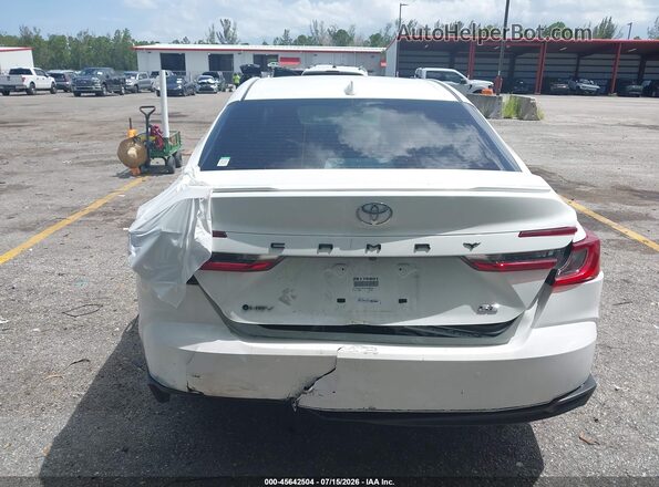 4T1DAACK2SU085531 2025 TOYOTA CAMRY White წინა ხედი