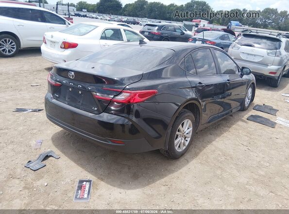 4T1DAACK2SU112808 2025 TOYOTA CAMRY Черный Задняя правая четверть