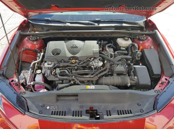 4T1DAACK2SU115529 2025 TOYOTA CAMRY Red Սալոնի հետևի տեսք