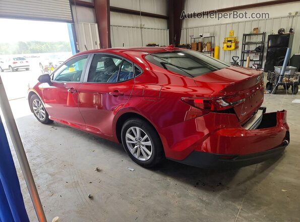 4T1DAACK2SU119774 2025 TOYOTA CAMRY Red Trasero izquierdo