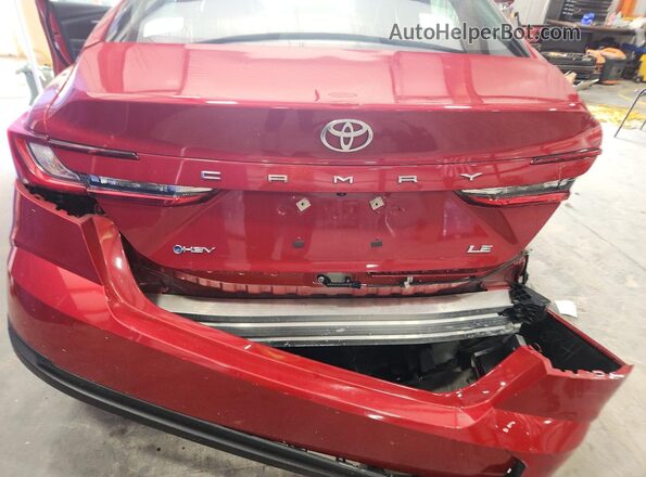 4T1DAACK2SU119774 2025 TOYOTA CAMRY Red 