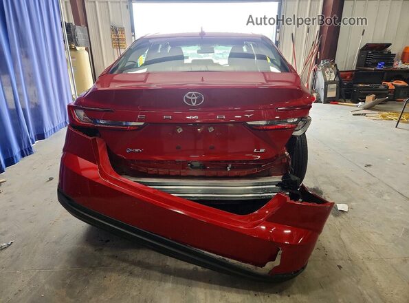 4T1DAACK2SU119774 2025 TOYOTA CAMRY Red Vista trasera