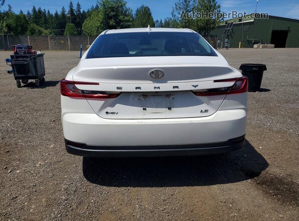 4T1DAACK2SU130435 2025 TOYOTA CAMRY White Вид ззаду