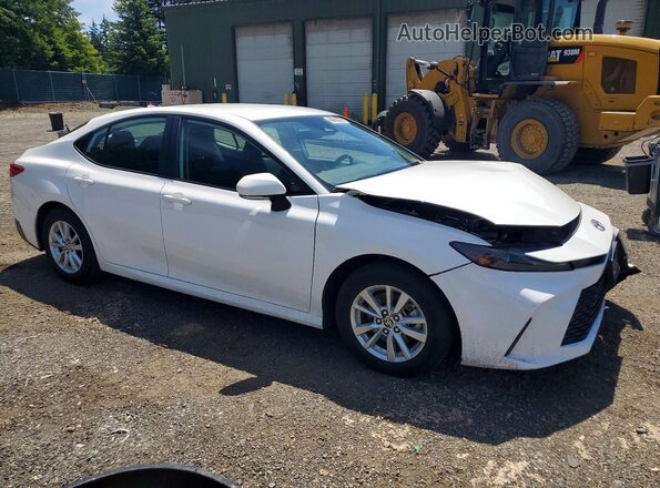 4T1DAACK2SU130435 2025 TOYOTA CAMRY White Передня права чверть