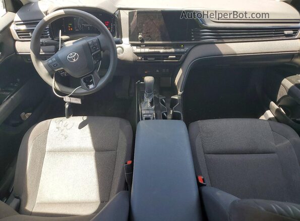4T1DAACK2SU130435 2025 TOYOTA CAMRY White Вид панелі приладів