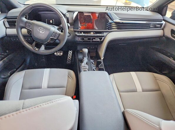4T1DAACK2SU182356 2025 TOYOTA CAMRY Синий Вид панели приборов