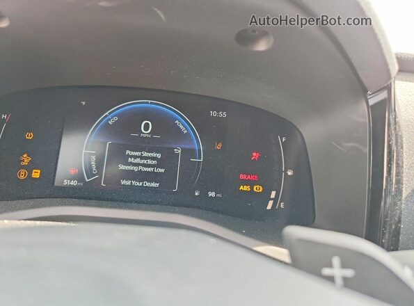 4T1DAACK2SU182356 2025 TOYOTA CAMRY Синий Вид щитка приборов