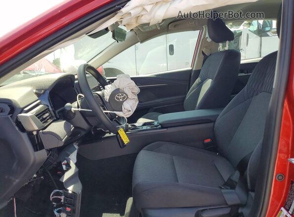 4T1DAACK2SU203948 2025 TOYOTA CAMRY Red Front interior view