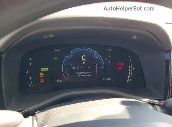 4T1DAACK2SU203948 2025 TOYOTA CAMRY Red Instrument cluster view