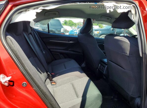 4T1DAACK2SU203948 2025 TOYOTA CAMRY Red Rear seats view