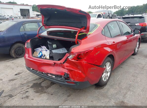 4T1DAACK2SU205800 2025 TOYOTA CAMRY Red Задня права чверть