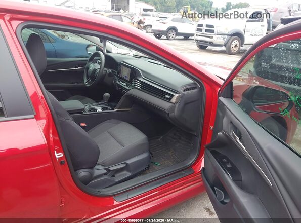 4T1DAACK2SU205800 2025 TOYOTA CAMRY Red Вид салону спереду