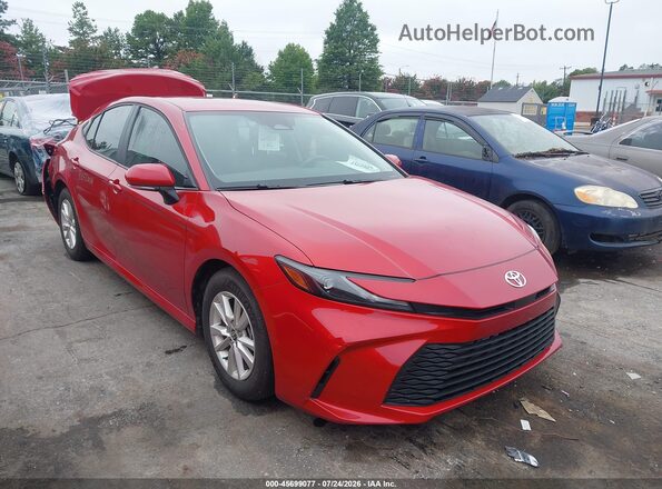 4T1DAACK2SU205800 2025 TOYOTA CAMRY Red Вид задньої частини салону