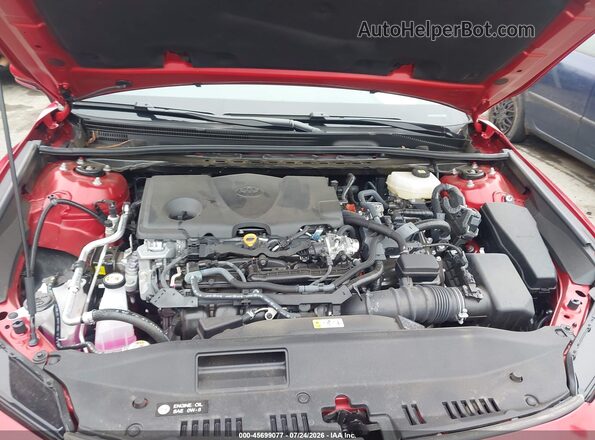 4T1DAACK2SU205800 2025 TOYOTA CAMRY Red Вид ззаду