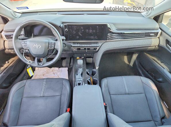 4T1DAACK2SU520077 2025 TOYOTA CAMRY White Вид панелі приладів