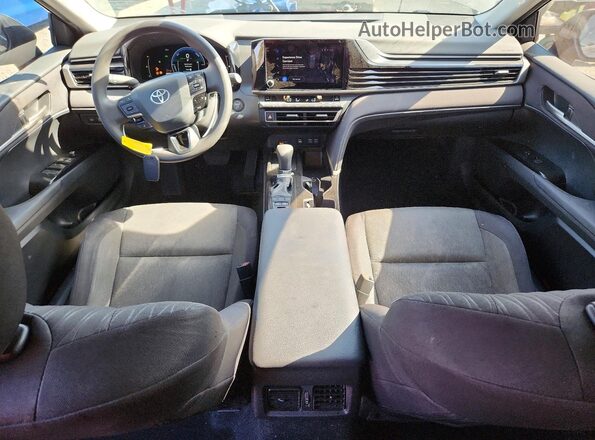 4T1DAACK2SU533394 2025 TOYOTA CAMRY Black Dashboard view