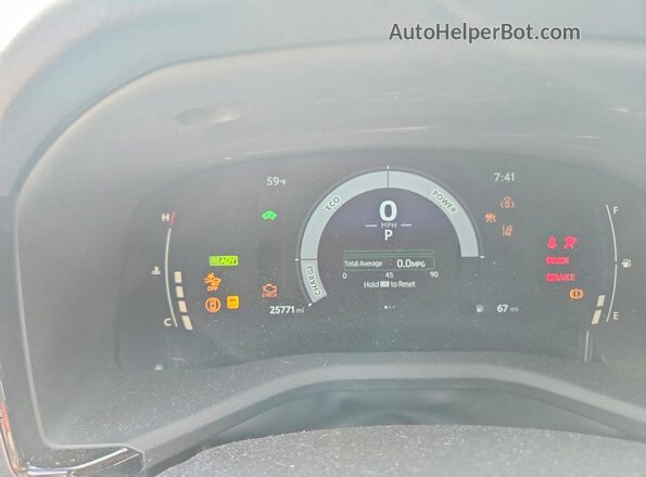 4T1DAACK2SU545545 2025 TOYOTA CAMRY Gray Սարքավորումների վահանակի տեսք