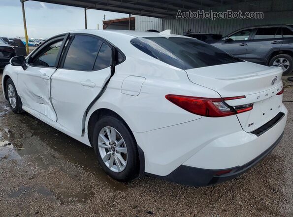 4T1DAACK2SU602424 2025 TOYOTA CAMRY White Trasero izquierdo