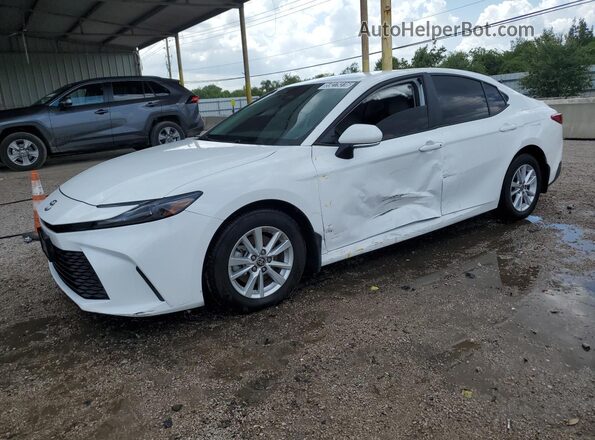 4T1DAACK2SU602424 2025 TOYOTA CAMRY White Vista de la etiqueta del VIN