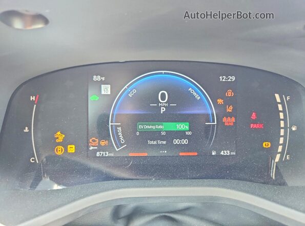 4T1DAACK2TU255470 2026 TOYOTA CAMRY White Widok zestawu wskaźników