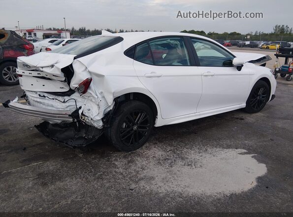 4T1DAACK2TU758514 2026 TOYOTA CAMRY White Rear right