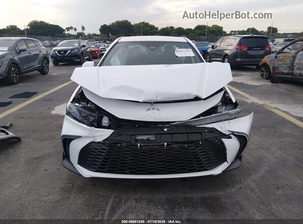 4T1DAACK2TU758514 2026 TOYOTA CAMRY White Instrument cluster view