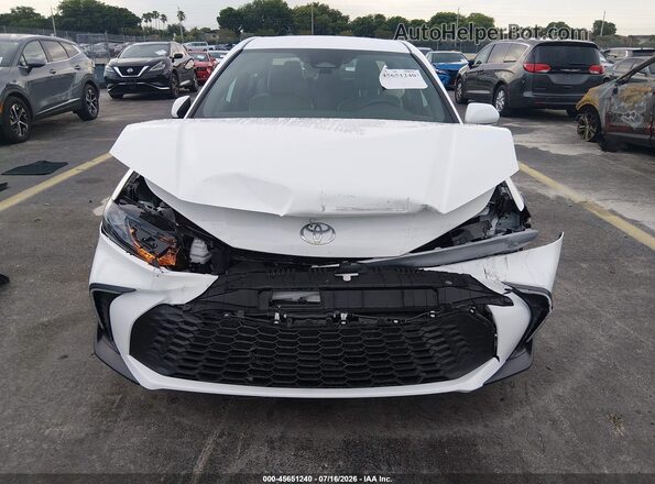 4T1DAACK2TU758514 2026 TOYOTA CAMRY White Front view