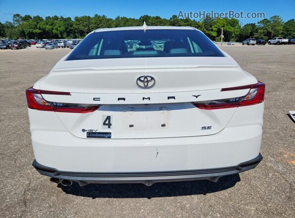 4T1DAACK3SU061223 2025 TOYOTA CAMRY Белый Вид сзади