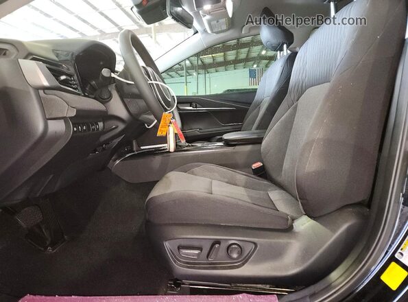 4T1DAACK3SU122098 2025 TOYOTA CAMRY Black წინა სალონის ხედი