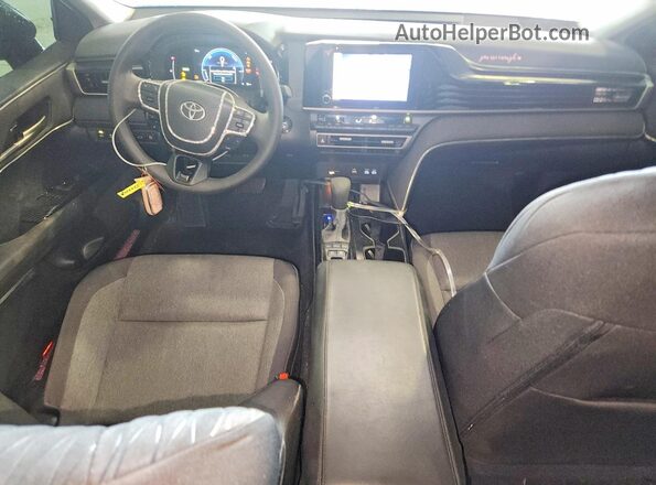 4T1DAACK3SU122098 2025 TOYOTA CAMRY Black წინა პანელის ხედი