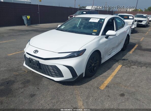 4T1DAACK3SU143551 2025 TOYOTA CAMRY White Przód lewy