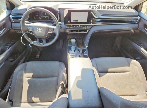 4T1DAACK3SU167865 2025 TOYOTA CAMRY Black Dashboard view