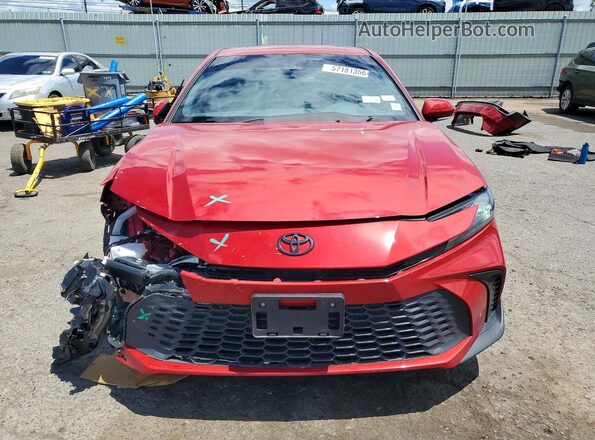4T1DAACK3SU181099 2025 TOYOTA CAMRY Red Front view