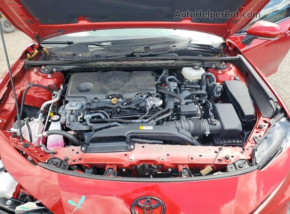 4T1DAACK3SU181099 2025 TOYOTA CAMRY Red Rear interior view
