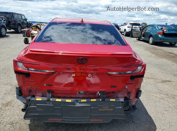4T1DAACK3SU181099 2025 TOYOTA CAMRY Red Rear view