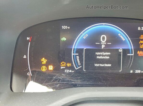 4T1DAACK3SU192846 2025 TOYOTA CAMRY Серебряный Вид щитка приборов