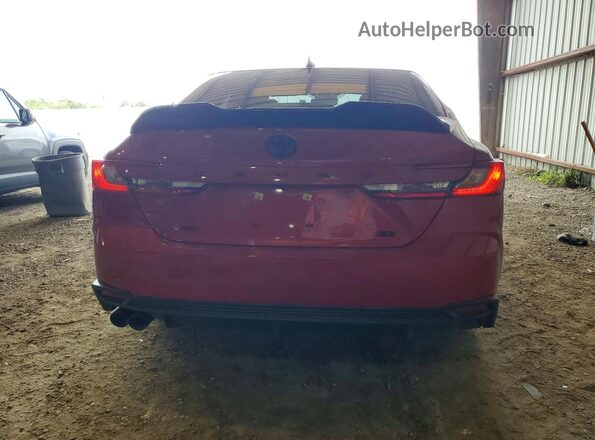 4T1DAACK3SU201867 2025 TOYOTA CAMRY Red Вид ззаду