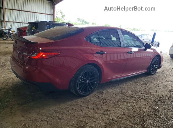 4T1DAACK3SU201867 2025 TOYOTA CAMRY Red Задня права чверть