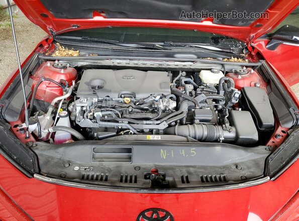 4T1DAACK3SU201867 2025 TOYOTA CAMRY Red Вид задньої частини салону