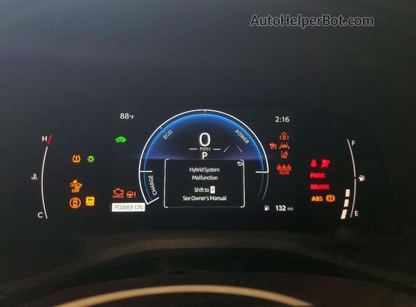 4T1DAACK3SU201867 2025 TOYOTA CAMRY Red Вид щитка приладів