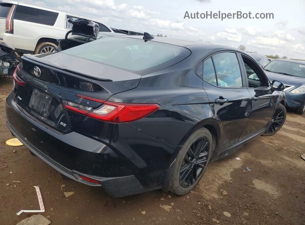 4T1DAACK3SU539978 2025 TOYOTA CAMRY Black უკანა მარჯვენა