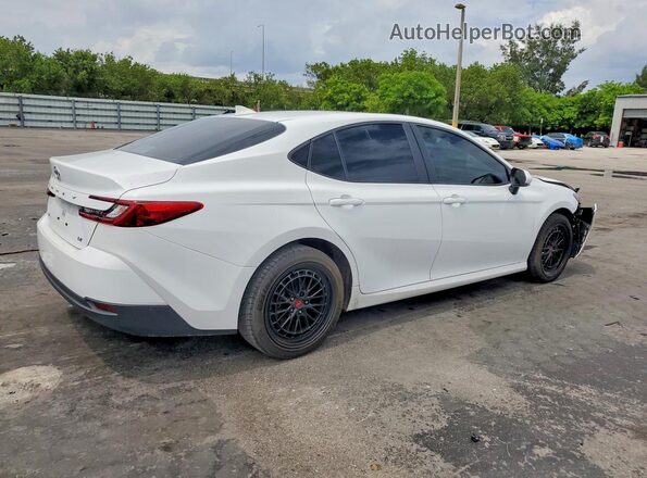 4T1DAACK3SU571362 2025 TOYOTA CAMRY White Tył prawy