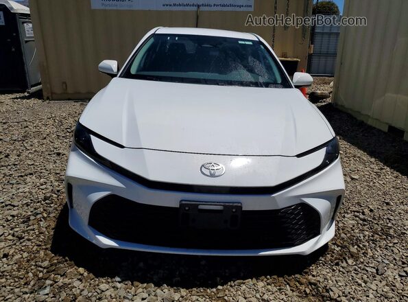4T1DAACK3TU251931 2026 TOYOTA CAMRY White Դիմացի տեսք