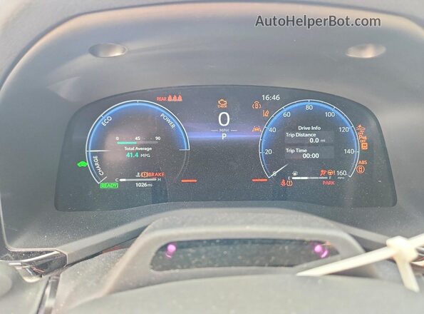 4T1DAACK3TU263996 2026 TOYOTA CAMRY Blue Вид щитка приладів