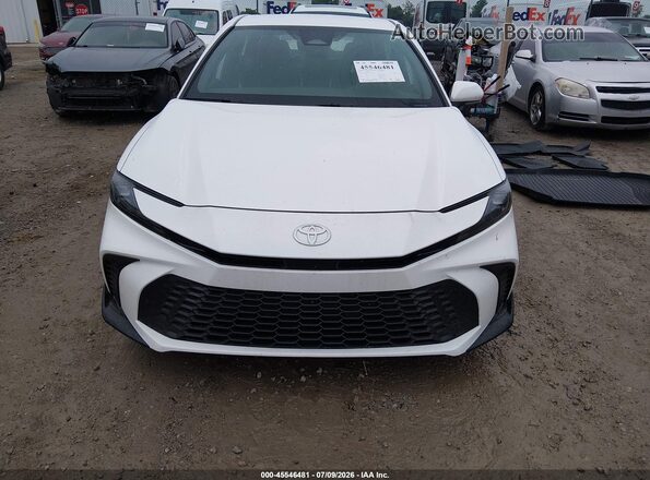 4T1DAACK3TU657305 2026 TOYOTA CAMRY Белый Вид щитка приборов