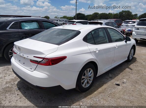 4T1DAACK3TU659491 2026 TOYOTA CAMRY White Задня права чверть