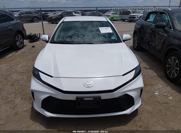 4T1DAACK3TU659491 2026 TOYOTA CAMRY White Вид щитка приладів